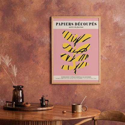 Pink Cut Outs Poster