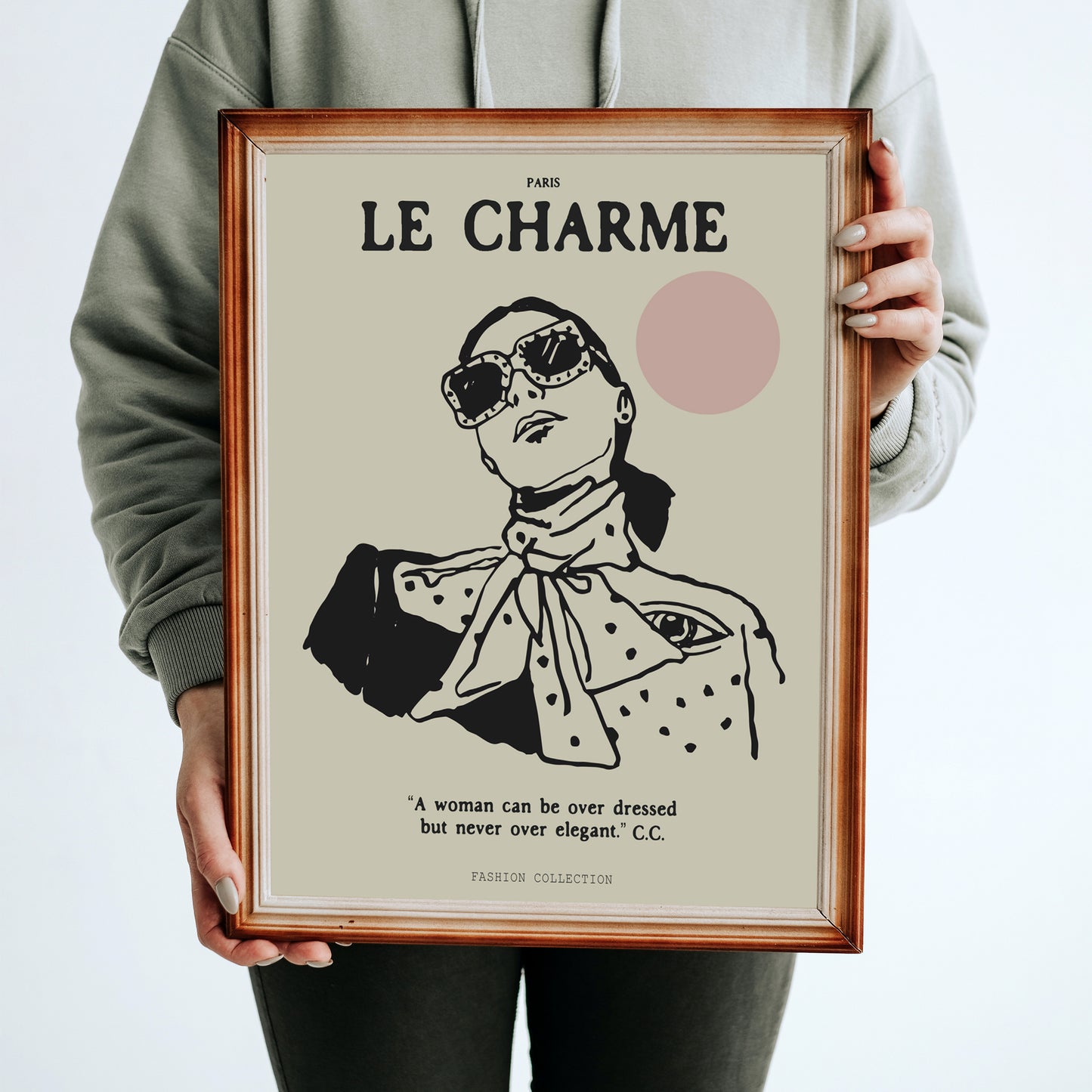 Coco Chanel Fashion Poster