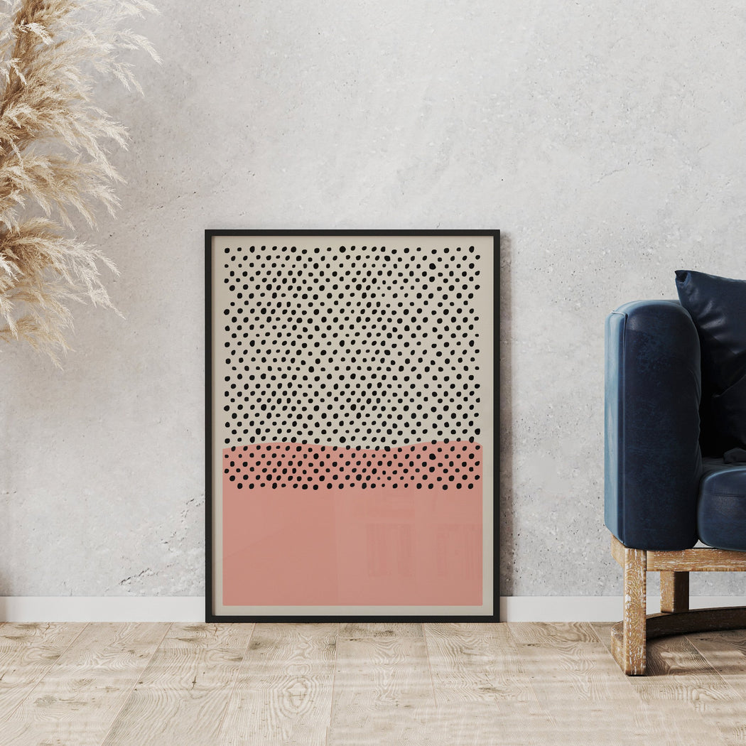 Pink Aesthetic Abstract Art Print