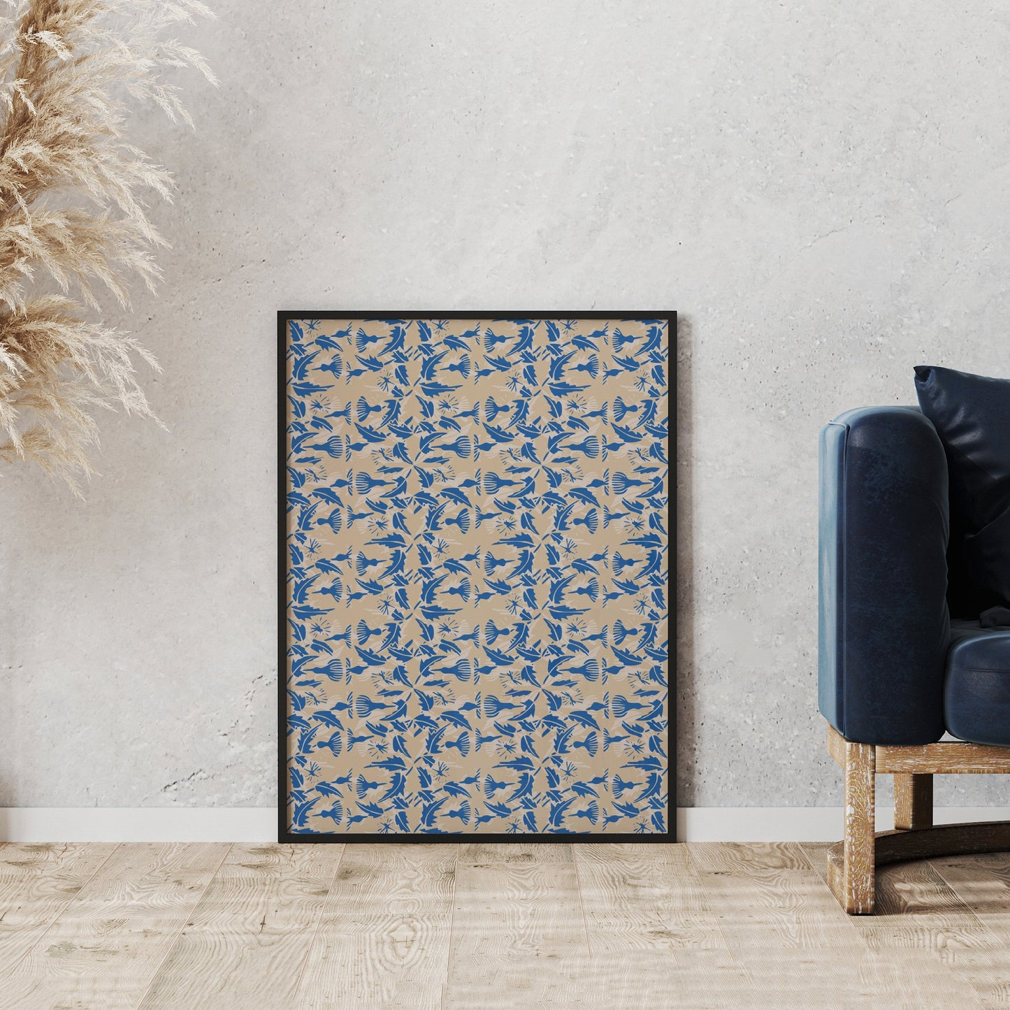 Scandinavian Folk Floral Print