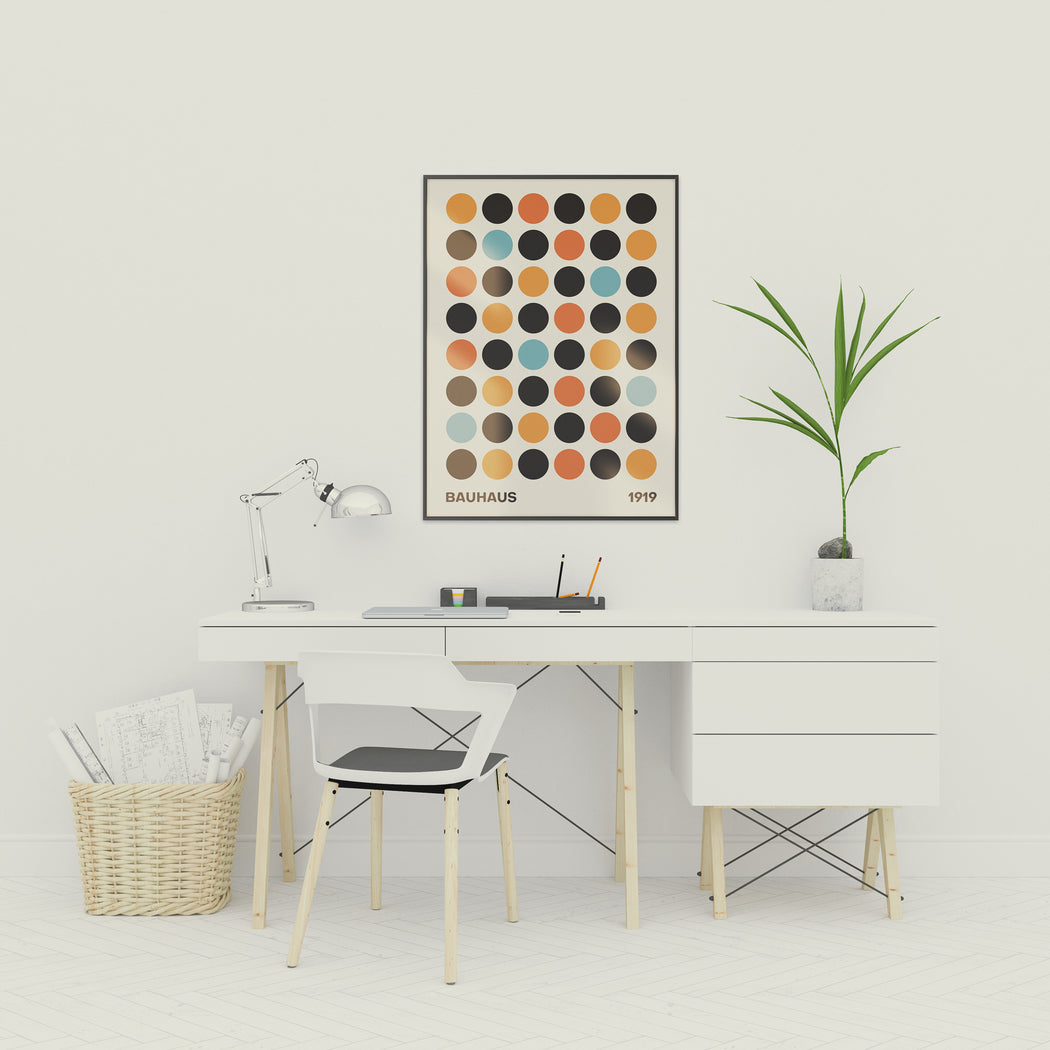 Bauhaus Dots Poster