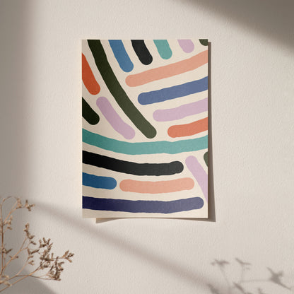 Abstract Cozy Art Print