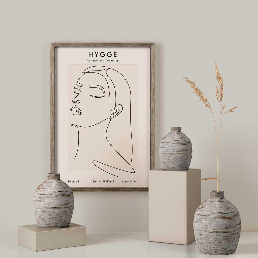 Hygge Woman Poster