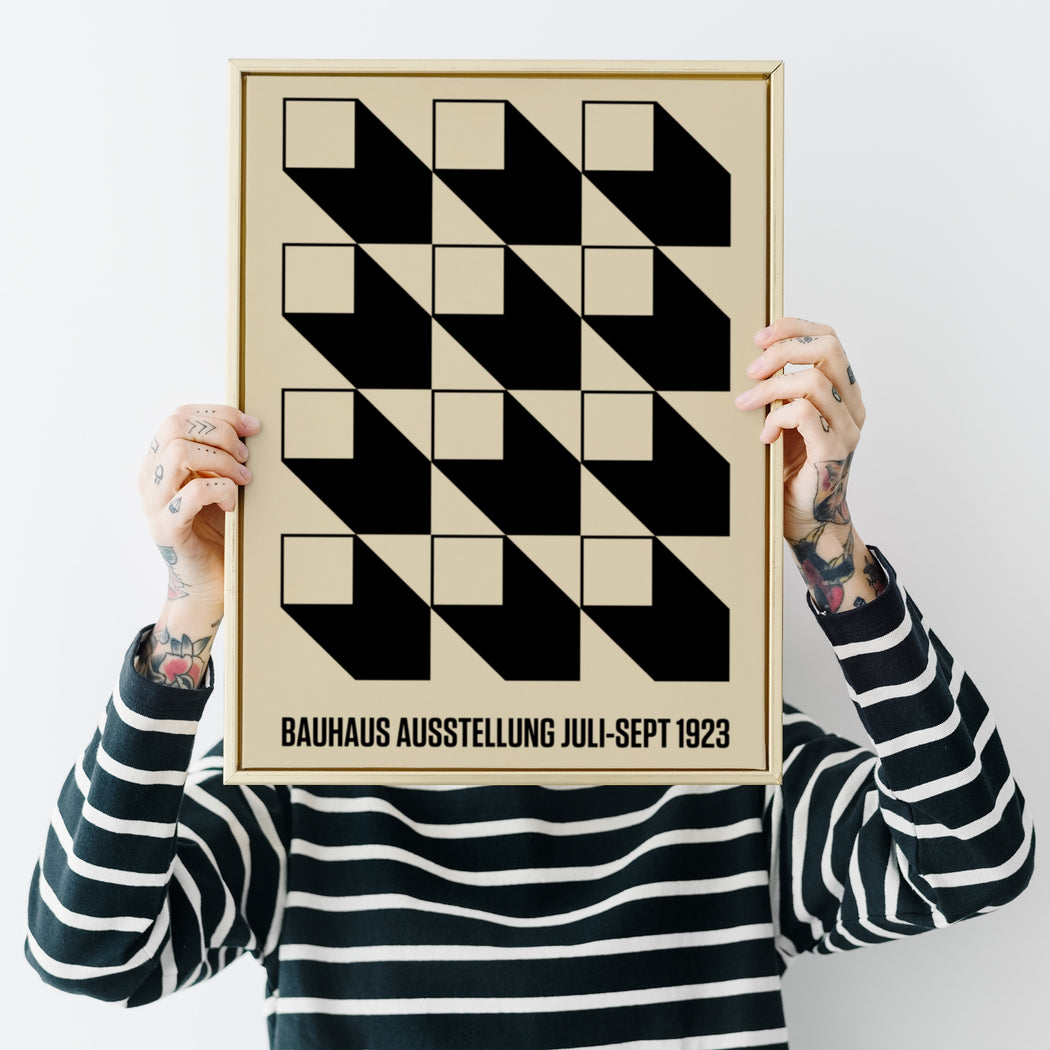 Bauhaus Exhibition Minimalist Poster