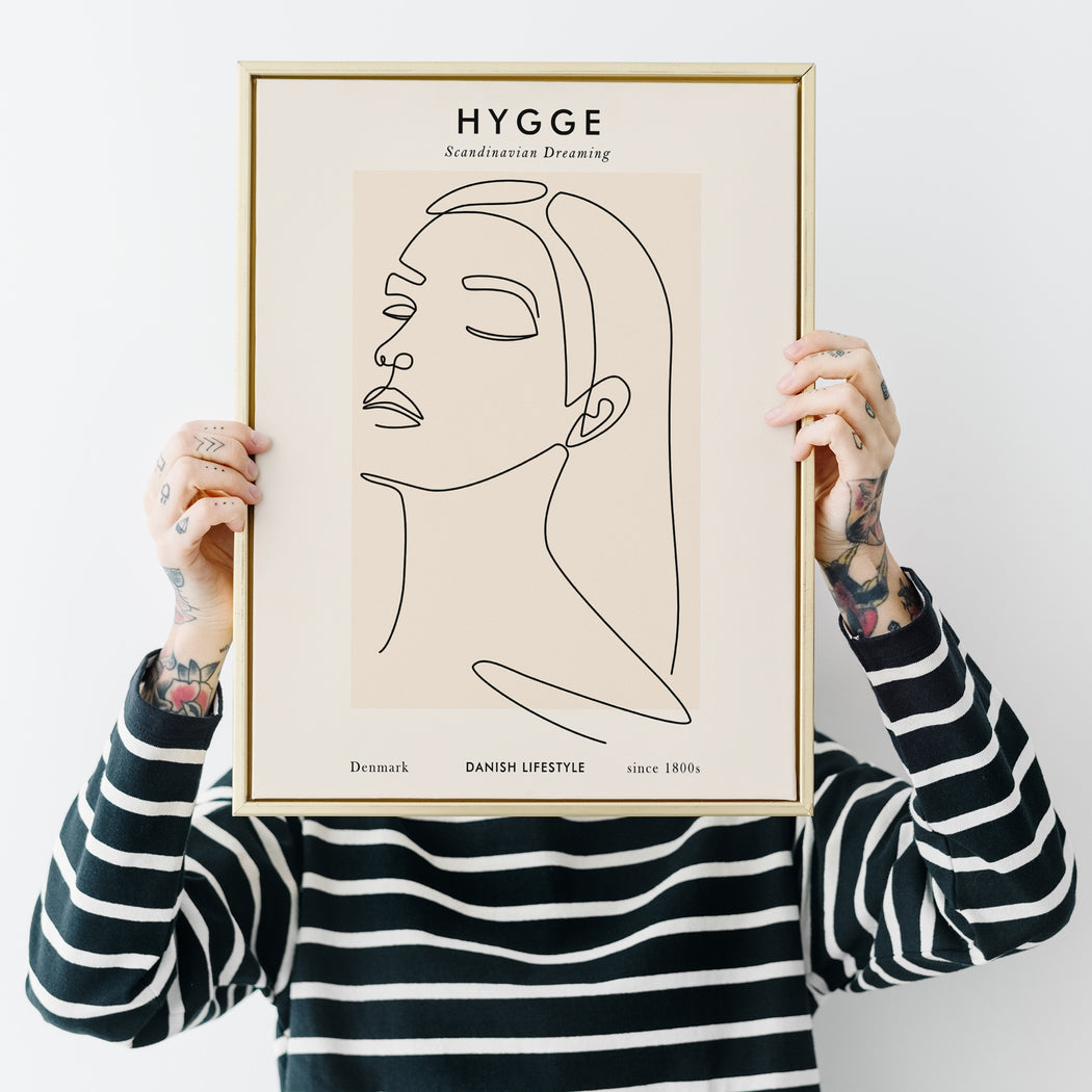 Hygge Woman Poster