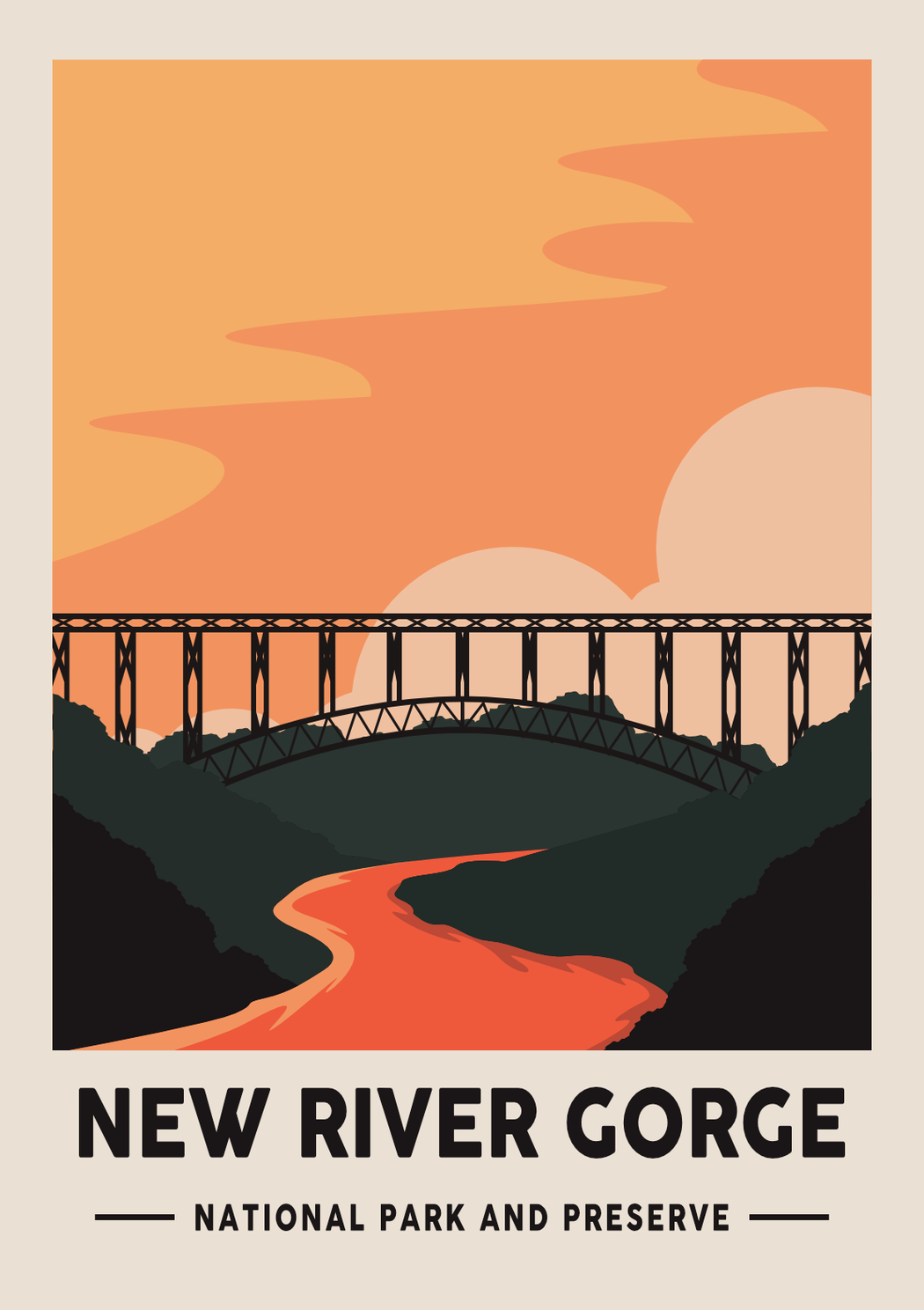 New River Gorge National Park and Preserve Poster