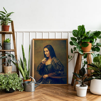 Modern Mona Lisa Poster