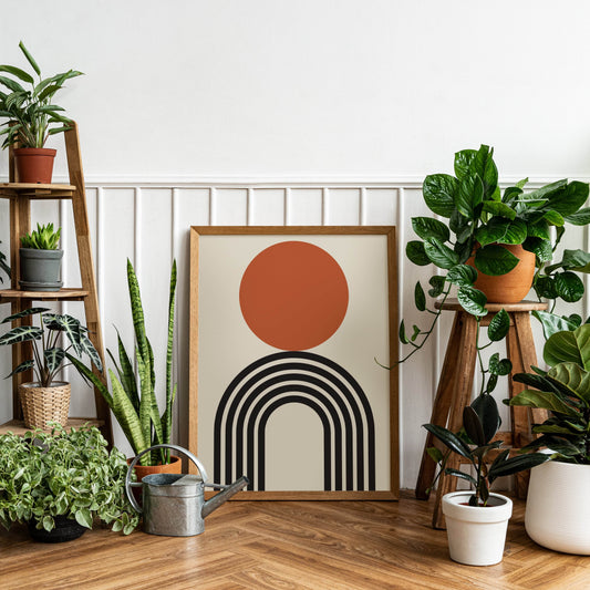 Geometric Rainbow Arch Print - HypeSheriff Europe