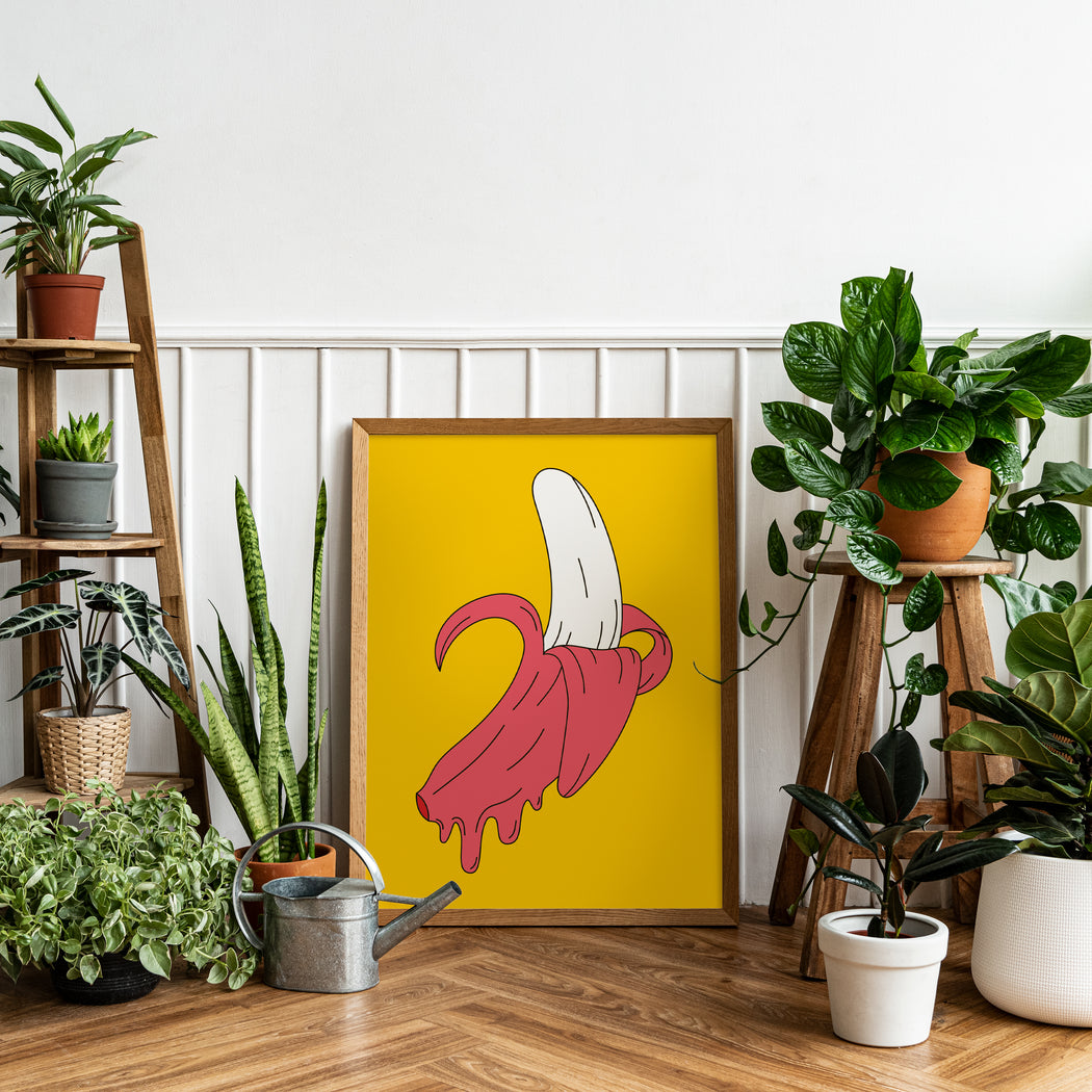 Banana Pop-Art Poster
