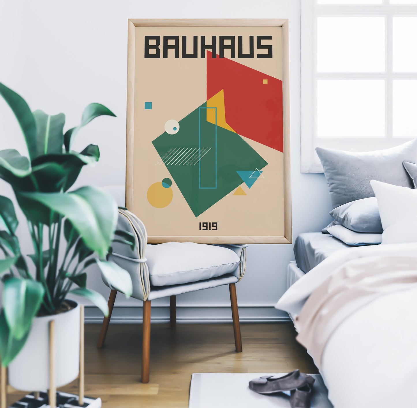 Abstract Bauhaus Poster Print