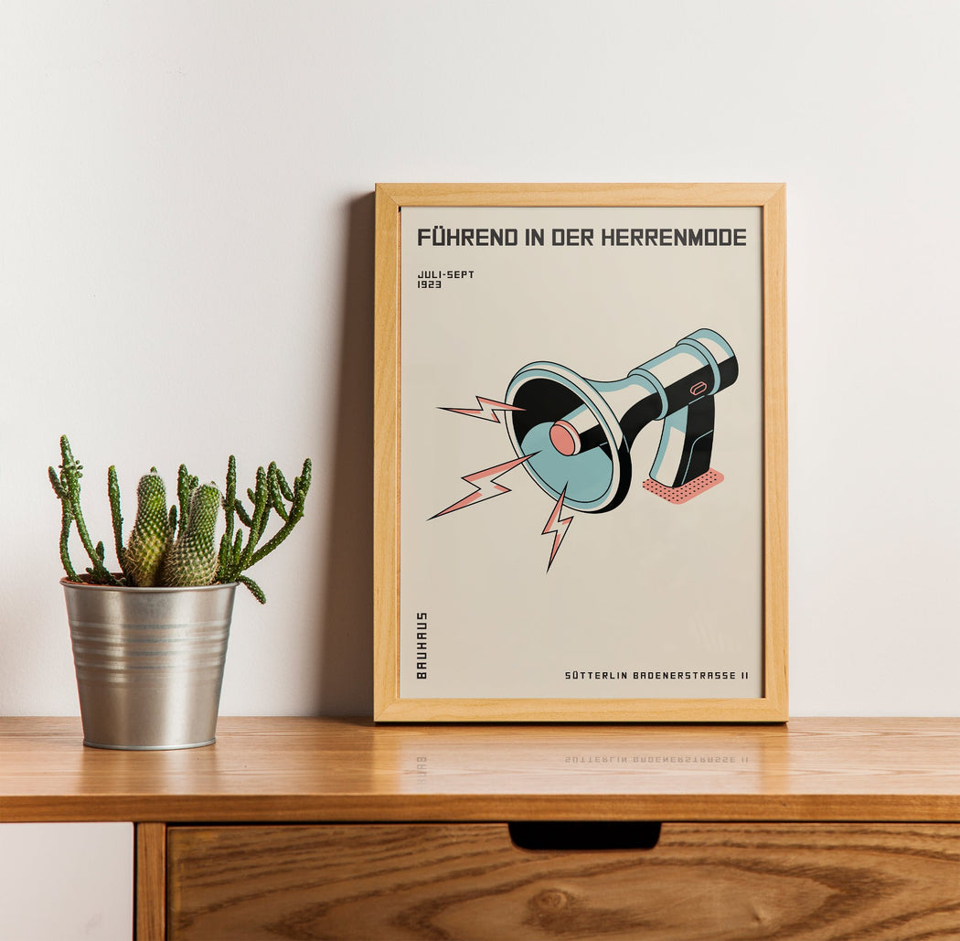 80s Bauhaus Poster