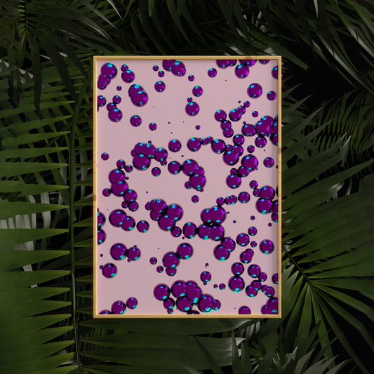 Pink Abstract Aesthetic Poster