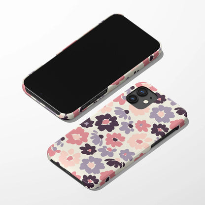 iPhone 12 Case with retro floral painting print