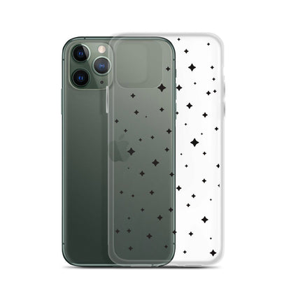 Black Stars Minimalist iPhone Case