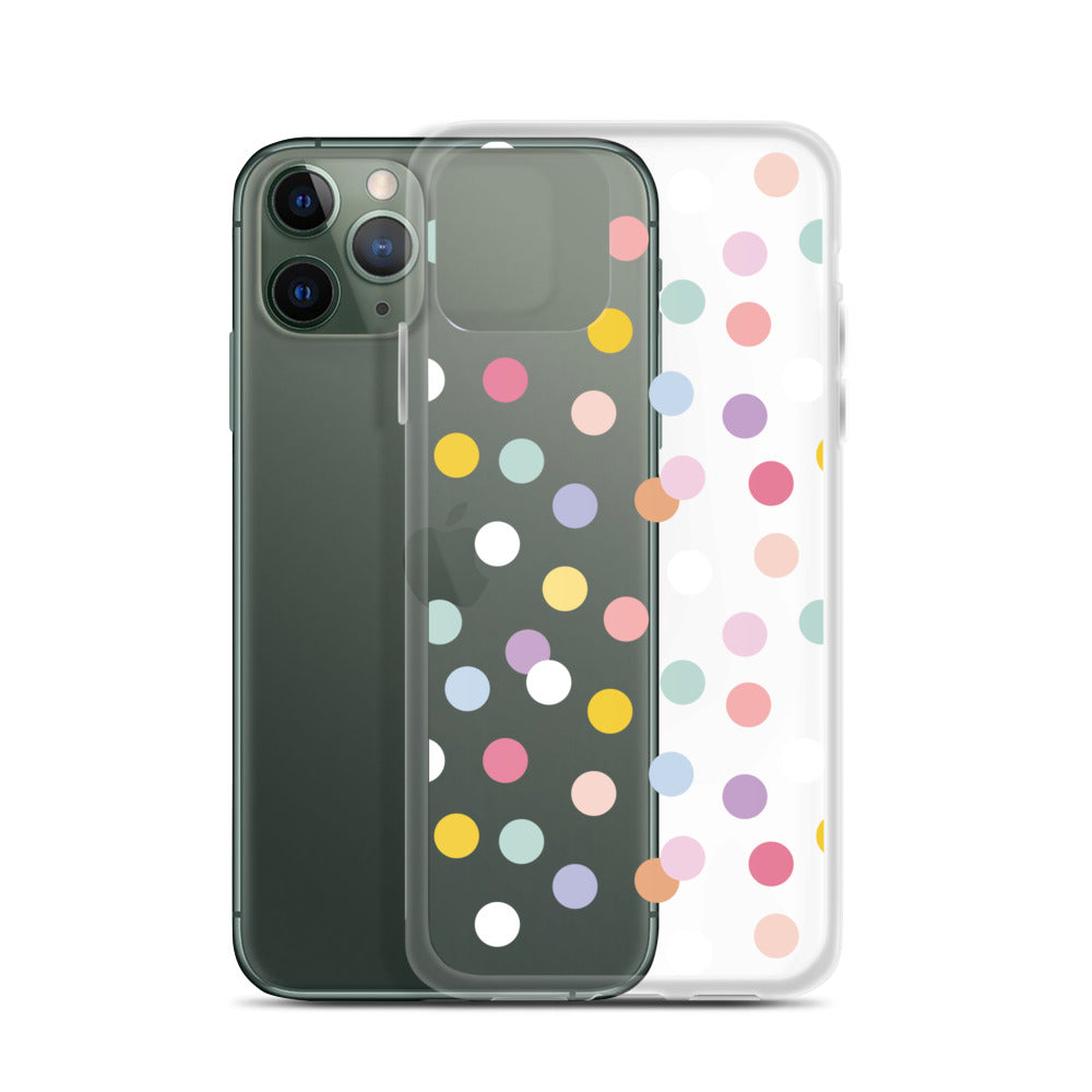 Colorful Pastel Dots iPhone Case