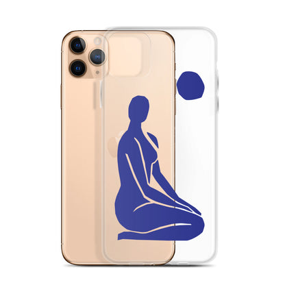 Blue Woman iPhone Case