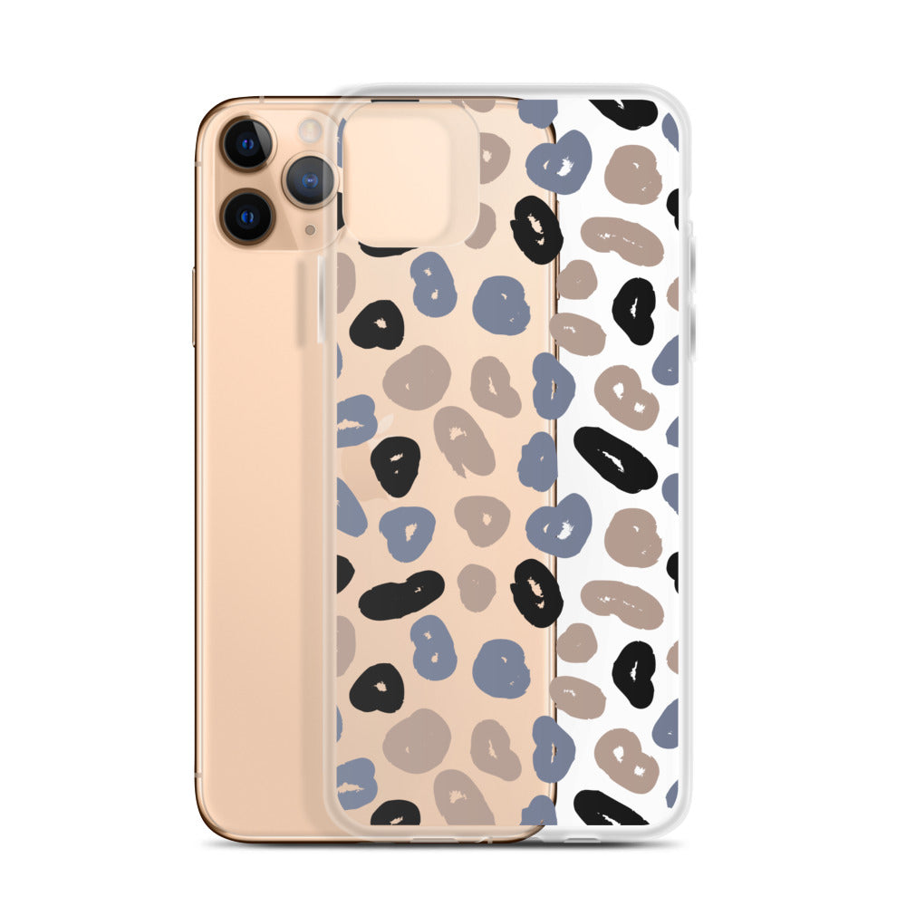 Abstract Nordic Clear iPhone Case