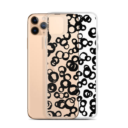 Black Aesthetic Abstract iPhone Case