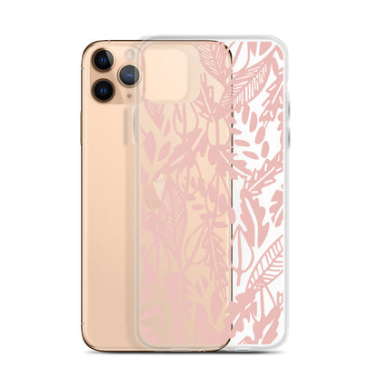 Pink Abstract Floral iPhone Case