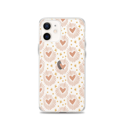 Magical Boho Sacred Heart iPhone Case