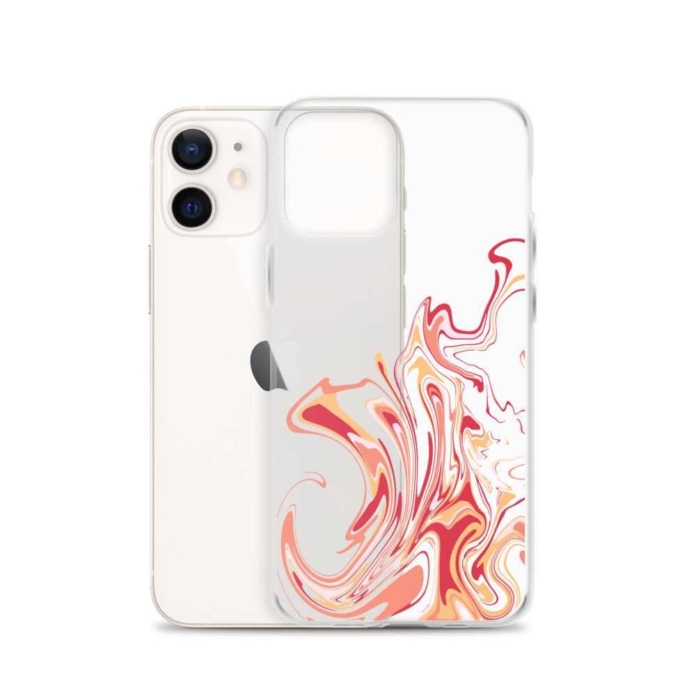 Abstract Liquid Swirl iPhone Case