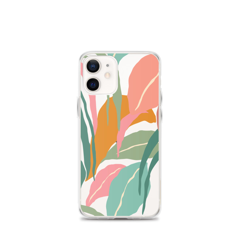 Tropical Jungle Pastel iPhone Case