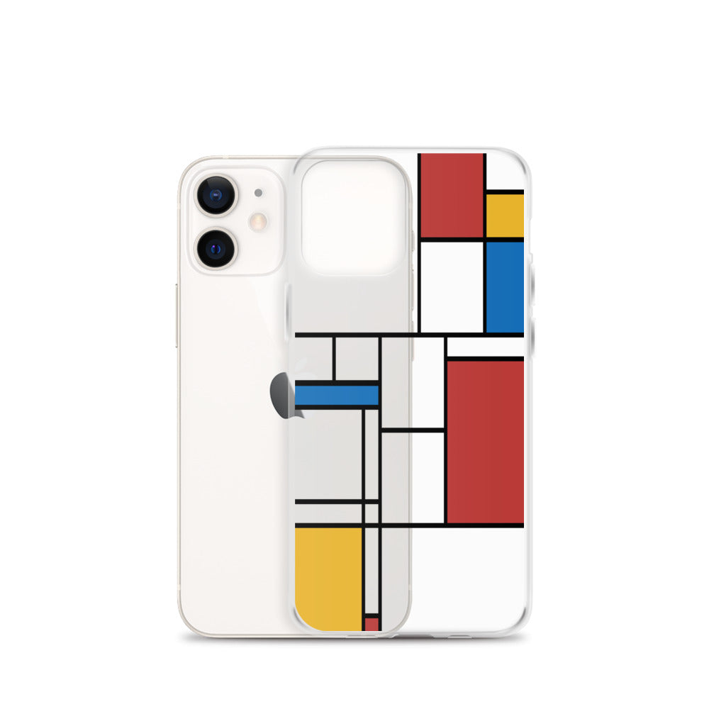 Piet Mondrian Geometric iPhone Case