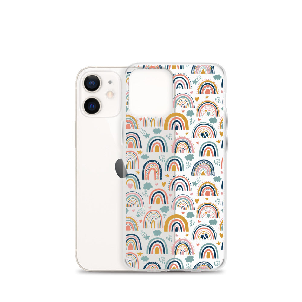 Cute Rainbows Pastel iPhone Case