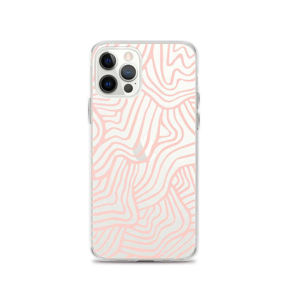 Mid Century Pink Feminin iPhone Case