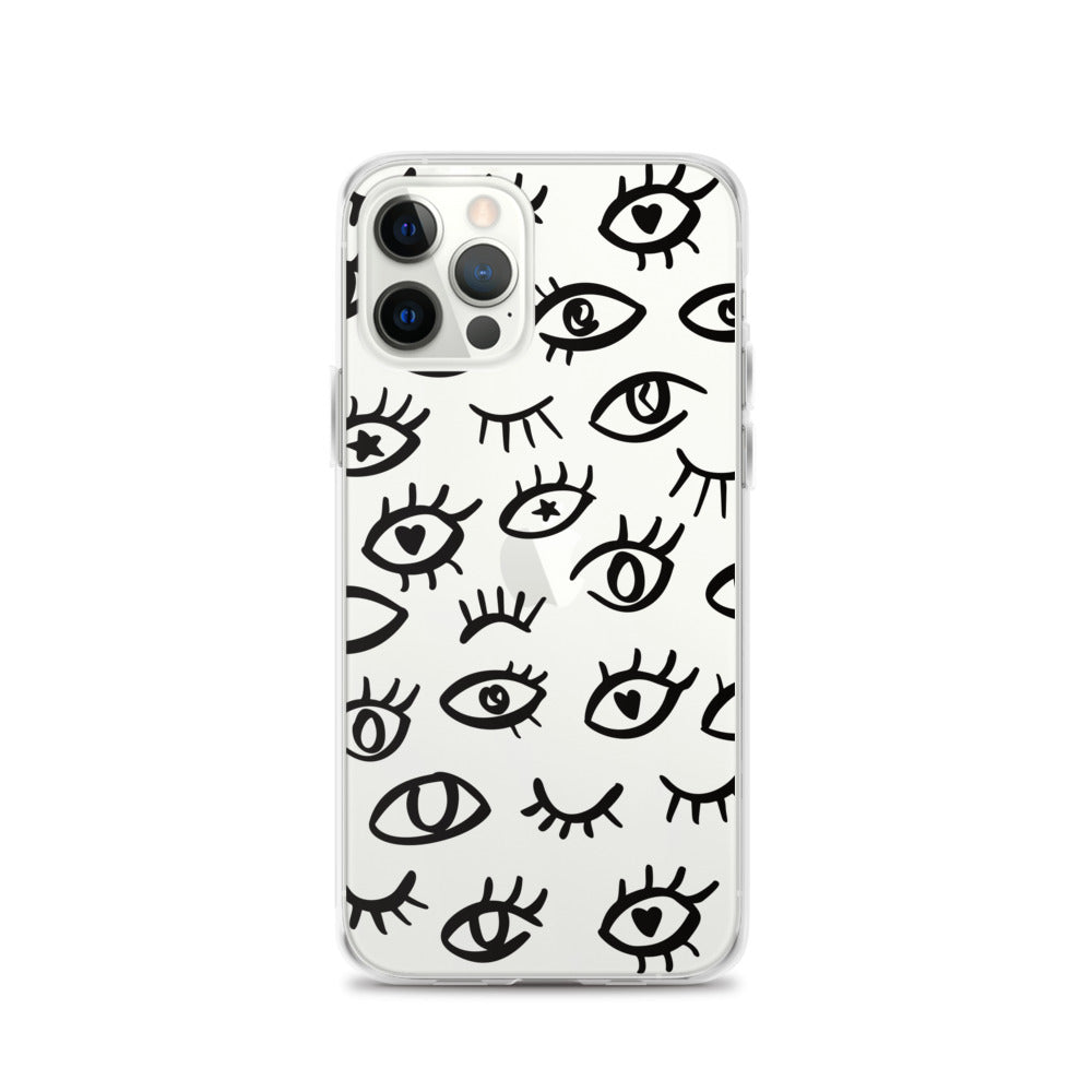 Pop Art Eyes iPhone Case