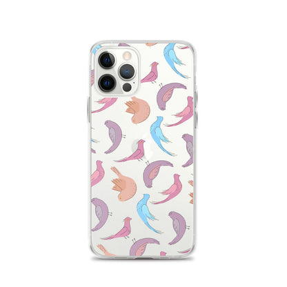 Nature Birds Clear iPhone Case