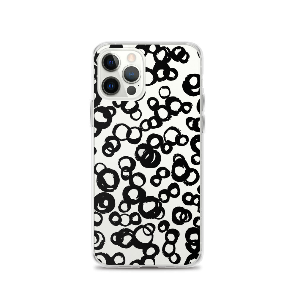 Black Aesthetic Abstract iPhone Case