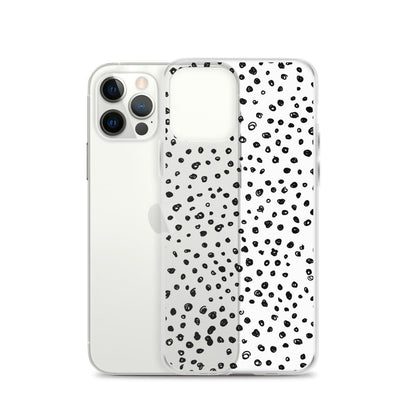 Black Little Dots iPhone Case