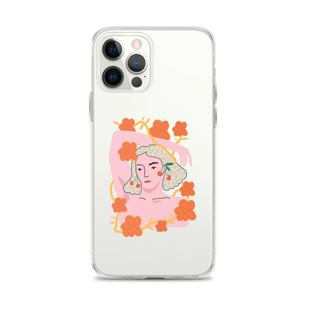 Crazy Plant Lady Clear iPhone Case