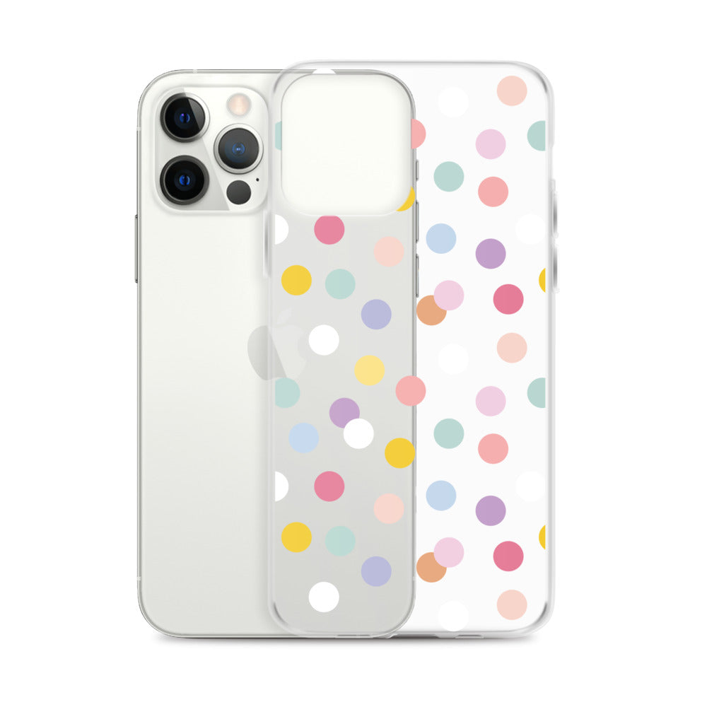 Colorful Pastel Dots iPhone Case