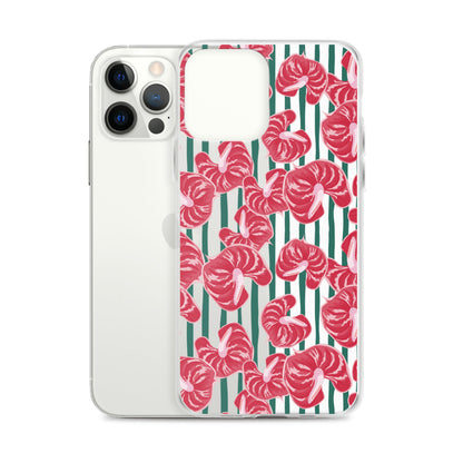 Pink Floral Eclectic iPhone Case