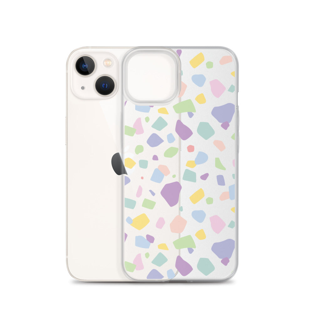Pastel Terrazzo Cute iPhone Case