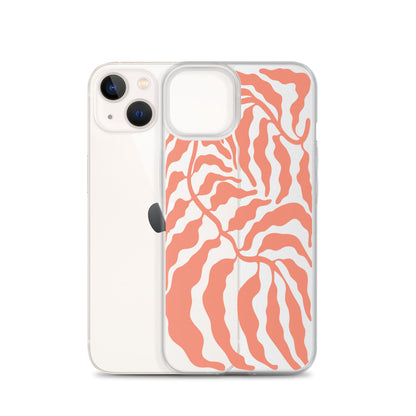 Peach Leaf iPhone Case