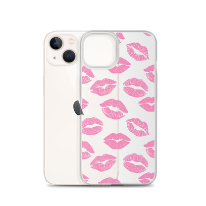 Pink Barbie Lips iPhone Case