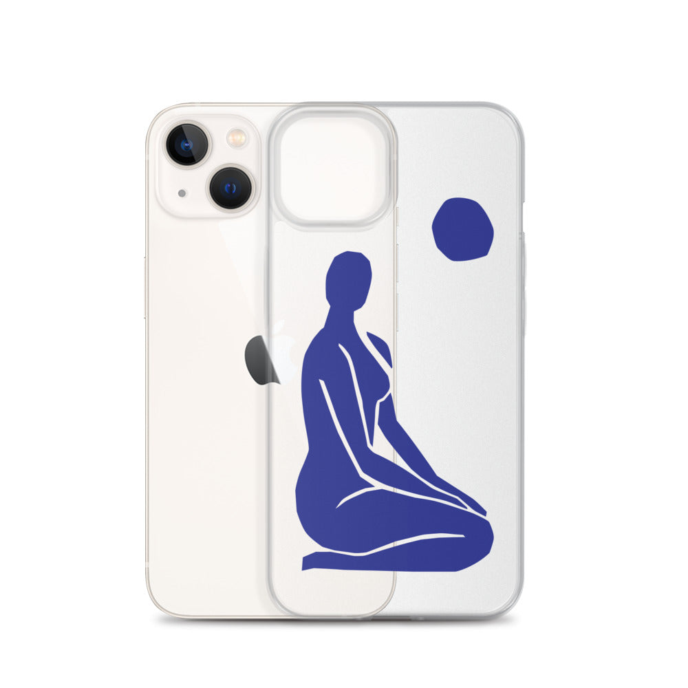 Blue Woman iPhone Case