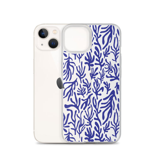 Blue Botanical iPhone Case