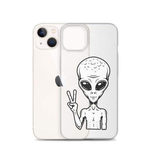 Funny Alien iPhone Case