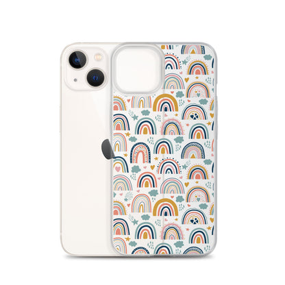 Cute Rainbows Pastel iPhone Case