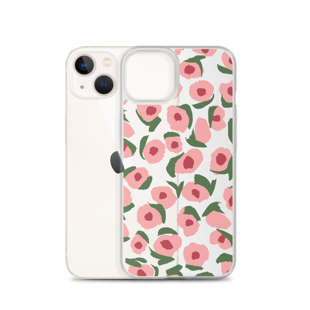 Pink Vintage Floral iPhone Case