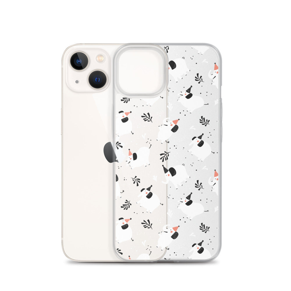 Cute Funny Elephants iPhone Case