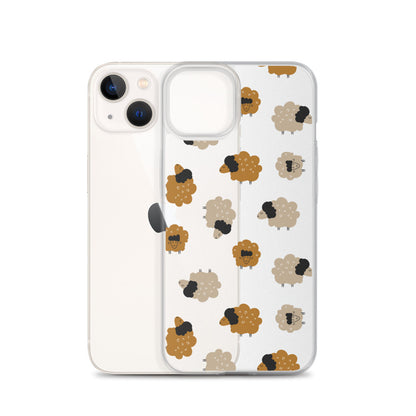 Cute Boho Sheeps iPhone Case