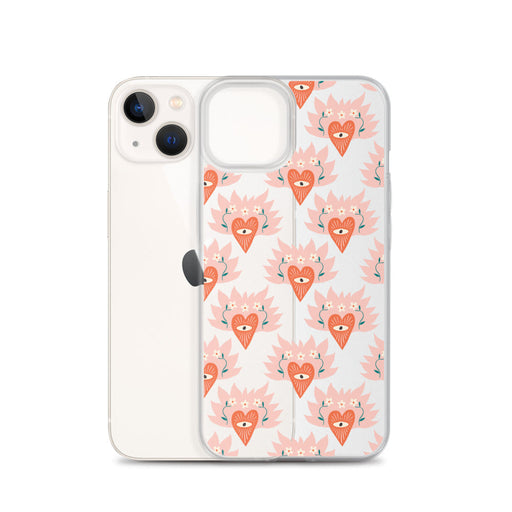 Sacred Heart Flame Love iPhone Case