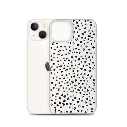 Black Little Dots iPhone Case