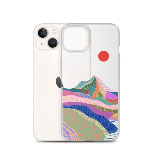Colorful Mounstains Travel iPhone Case