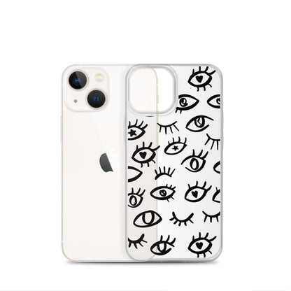 Pop Art Eyes iPhone Case